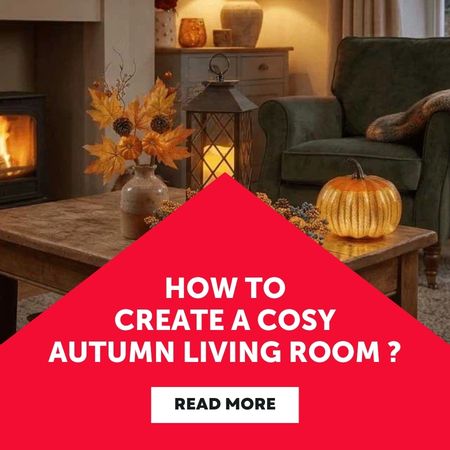 How to create a cosy autumn living room